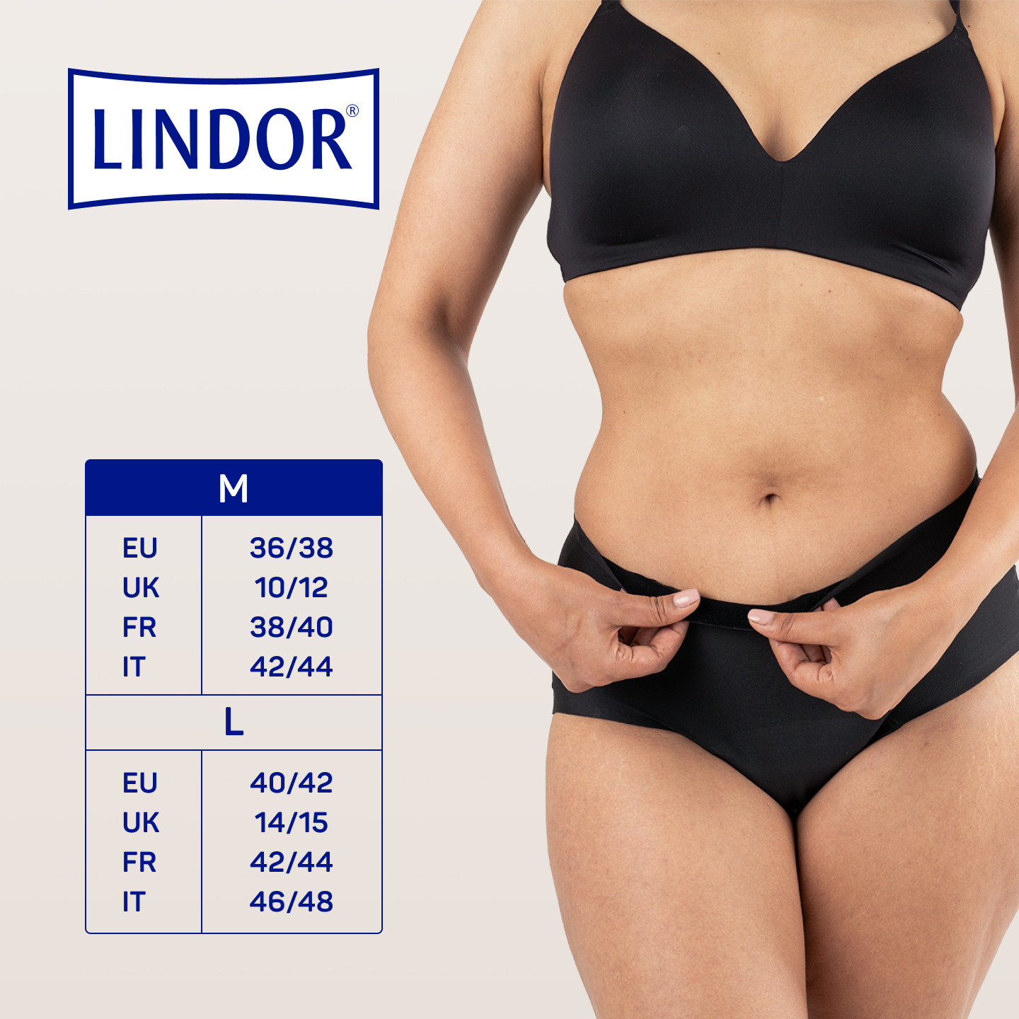 Braguita absorbente lavable Lindor lady, foto del fabricante